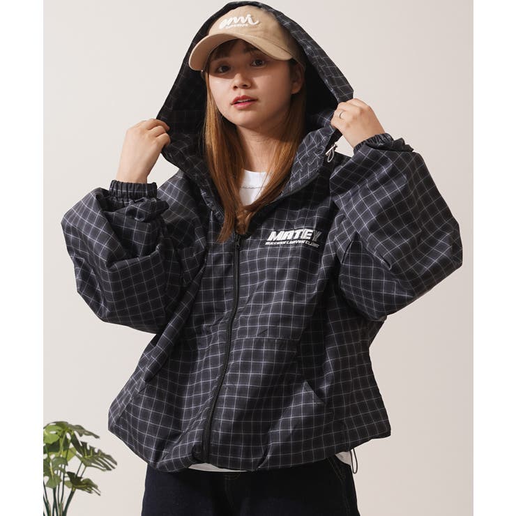 チェック柄 フードブルゾン メンズ[品番：OCGW0004365]｜ONE 4 PREMIUM