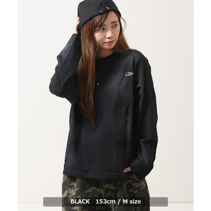 スプレー加工 ロンT 刺繍 | ONE 4 PREMIUM | 詳細画像5 