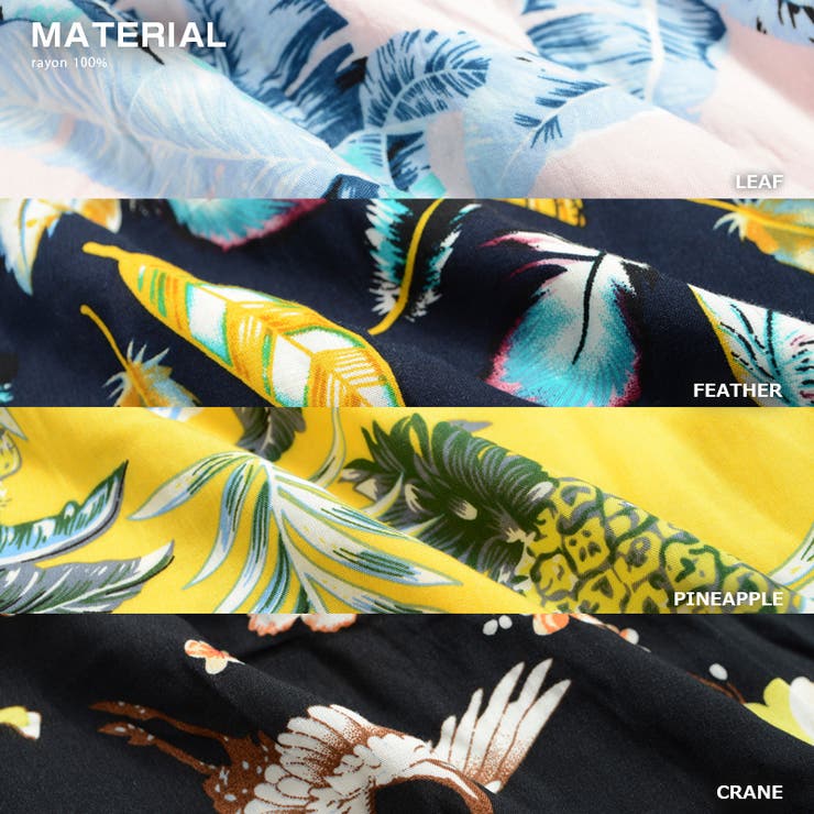 アロハシャツ シャツ 半袖[品番：OCGW0000365]｜ONE 4 PREMIUM