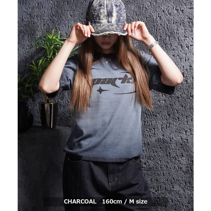 スプレー加工 テレコ Tシャツ | ONE 4 PREMIUM | 詳細画像5 