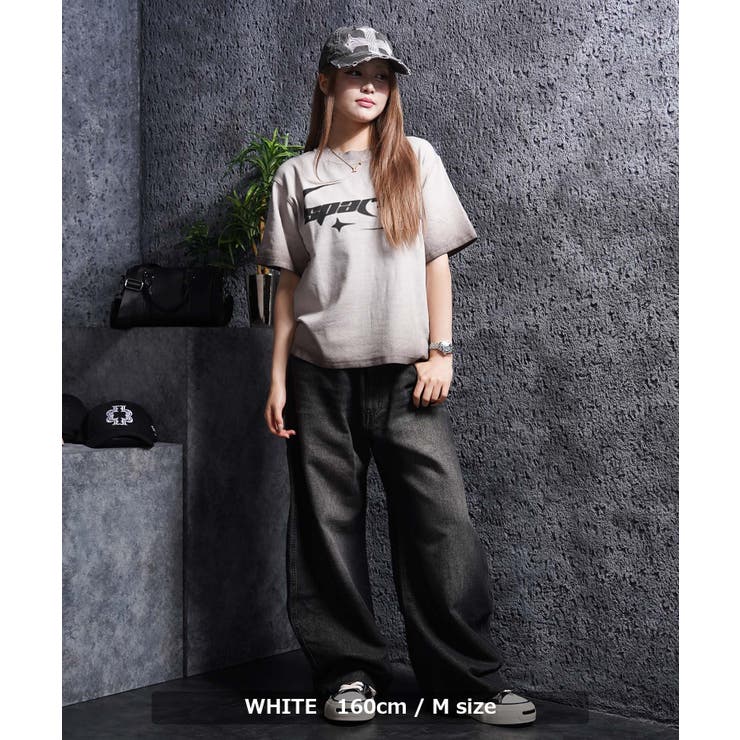 スプレー加工 テレコ Tシャツ | ONE 4 PREMIUM | 詳細画像10 