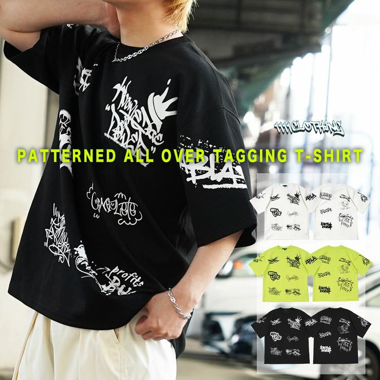 ◆総柄 タギング Tシャツ◆ | ONE 4 PREMIUM | 詳細画像1 