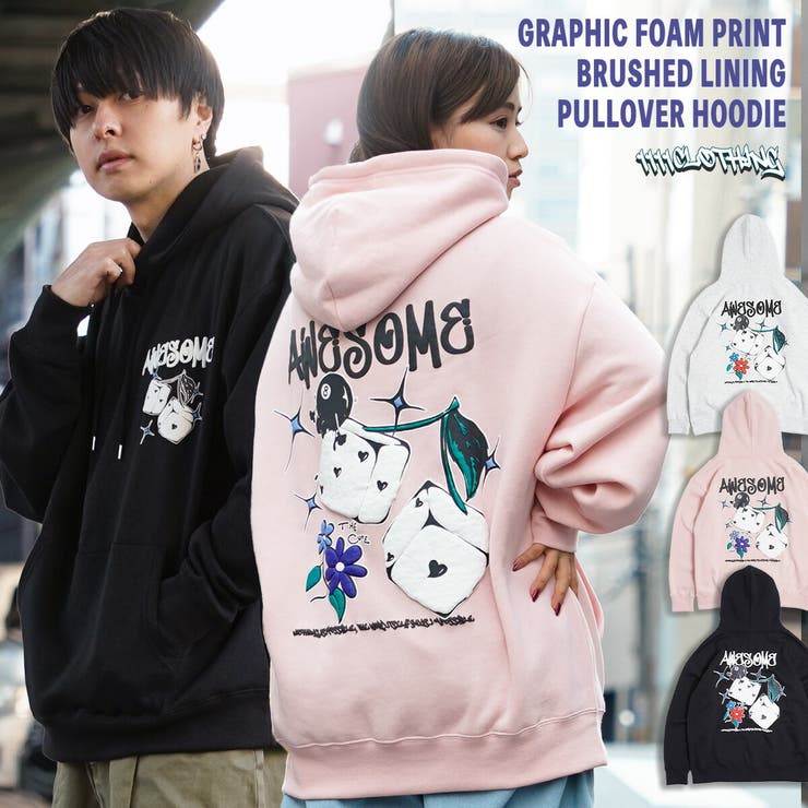 ◆グラフィック 発砲プリント 裏起毛 | ONE 4 PREMIUM | 詳細画像1 
