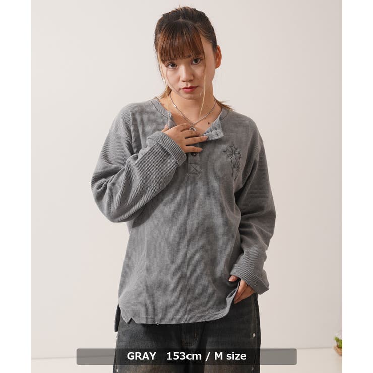 ヘンリーネック ワッフル ロンT | ONE 4 PREMIUM | 詳細画像15 