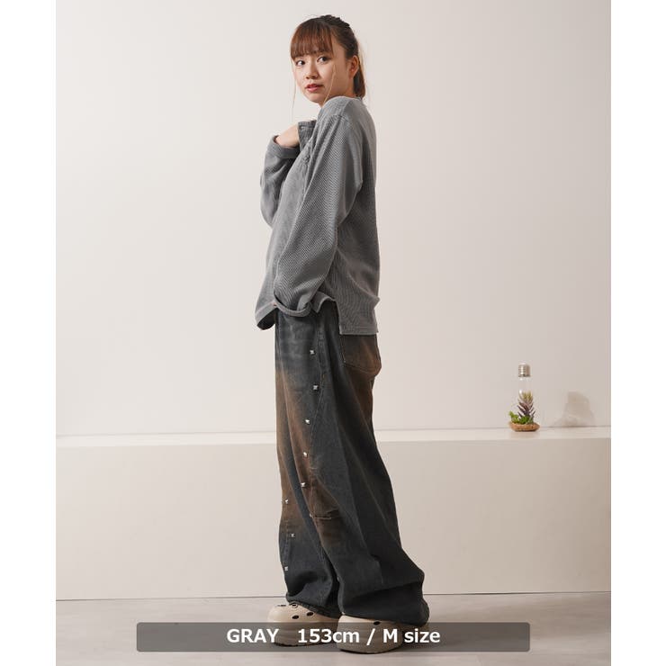 ヘンリーネック ワッフル ロンT | ONE 4 PREMIUM | 詳細画像16 