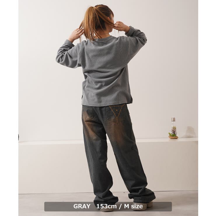 ヘンリーネック ワッフル ロンT | ONE 4 PREMIUM | 詳細画像17 