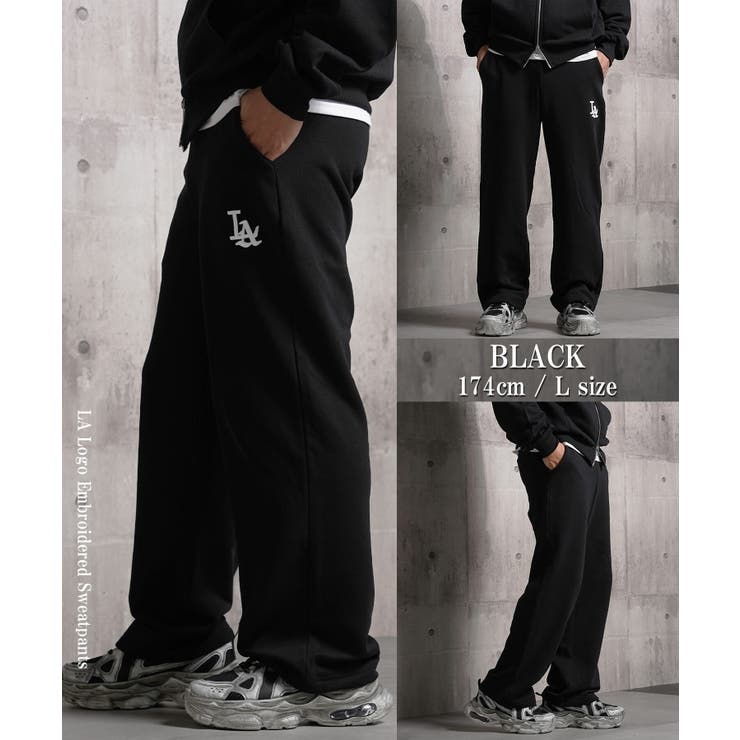 palace スウェットパンツ　刺繍　黒 M palace スウェットパンツ 刺繍 黒 M