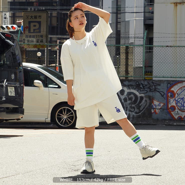 LA スウェット ショートパンツ[品番：OCGW0002682]｜ONE 4