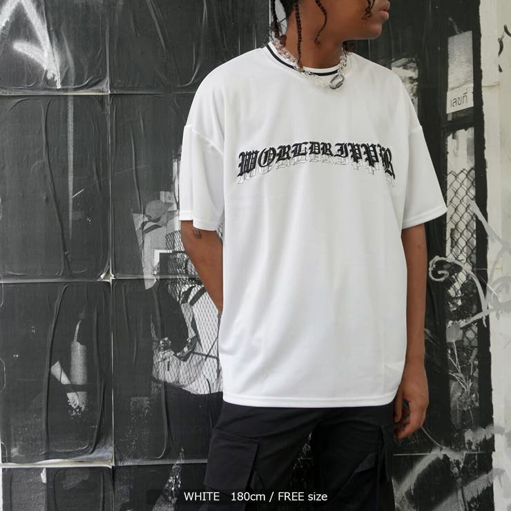 ロゴ刺繍 メッシュTシャツ 別注[品番：OCGW0002709]｜ONE 4 PREMIUM