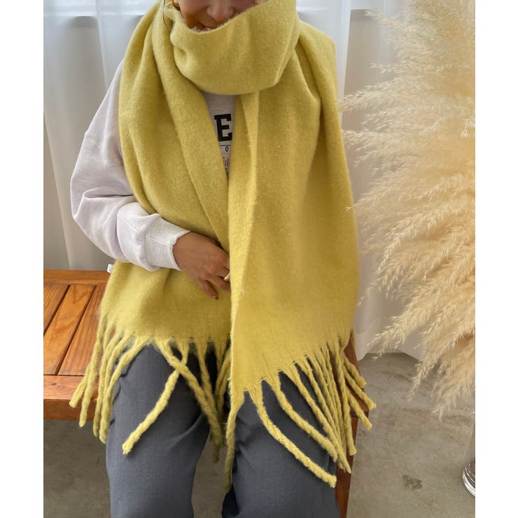 ボリュームフリンジマフラー | 210nouve | 詳細画像11 