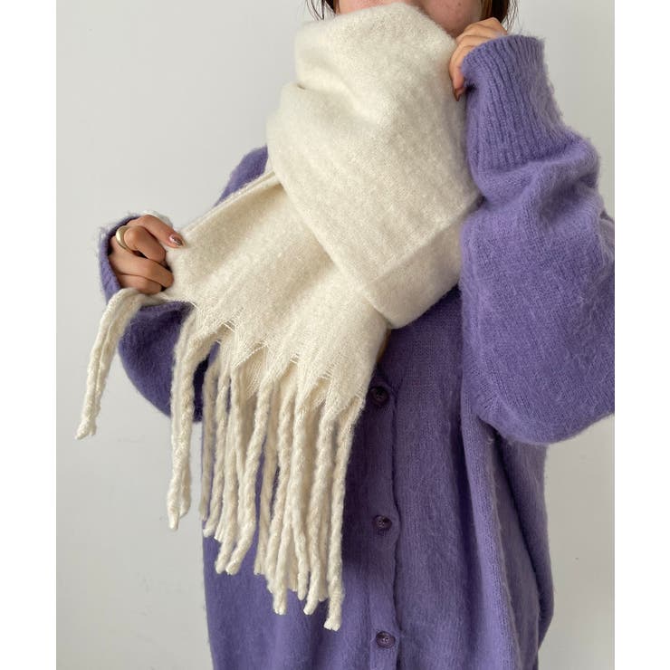 ボリュームフリンジマフラー | 210nouve | 詳細画像15 