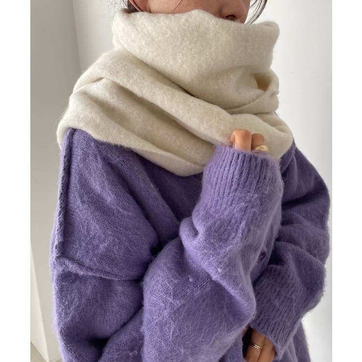 ボリュームフリンジマフラー | 210nouve | 詳細画像16 