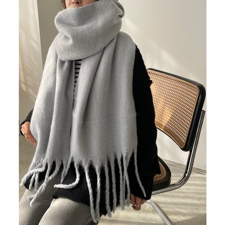 ボリュームフリンジマフラー | 210nouve | 詳細画像18 