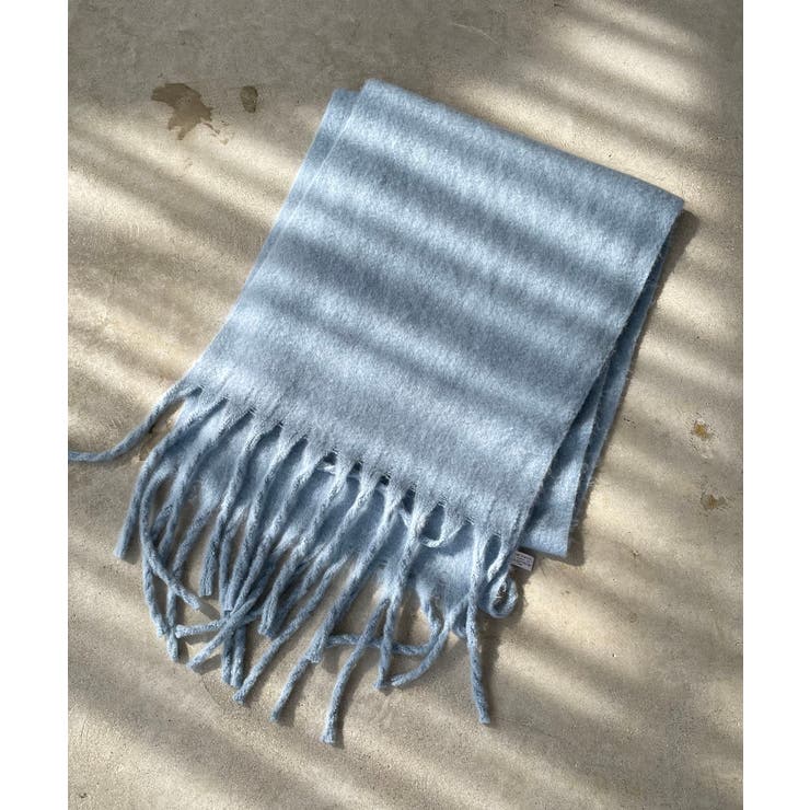 ボリュームフリンジマフラー[品番：KTKW0010358]｜210nouve（トゥー