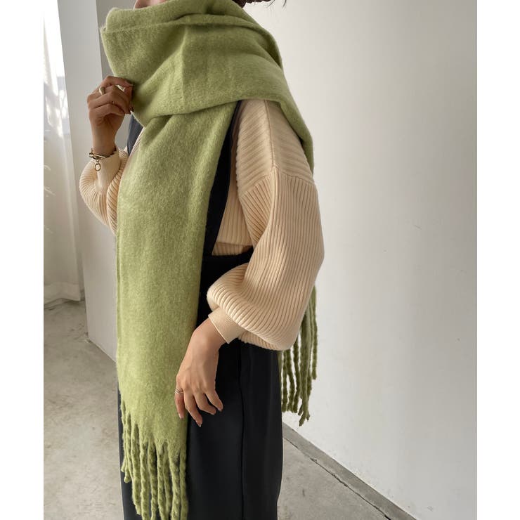 ボリュームフリンジマフラー | 210nouve | 詳細画像9 