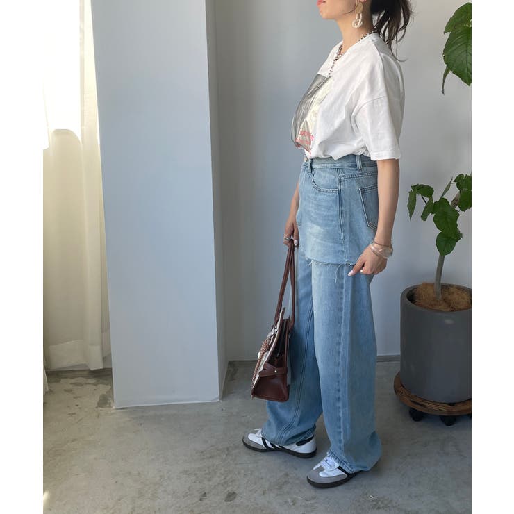 箔プリントロゴビッグTシャツ | 210nouve | 詳細画像2 