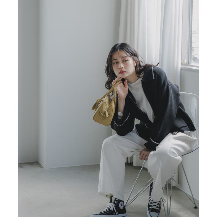 配色使いジップニットカーディガン | 210nouve | 詳細画像20 