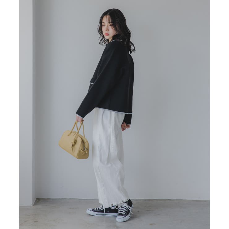 配色使いジップニットカーディガン | 210nouve | 詳細画像21 