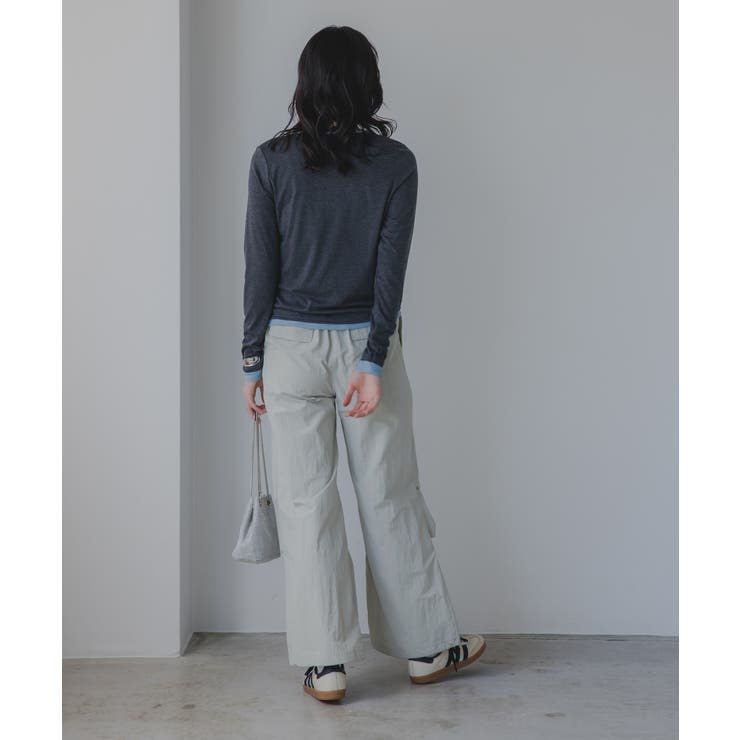 配色ヘンリーネックプルオーバー[品番：KTKW0010526]｜210nouve