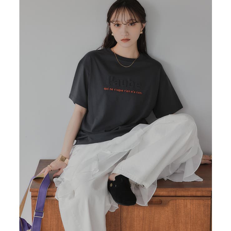 エンボス加工プリントTシャツ | 210nouve | 詳細画像10 