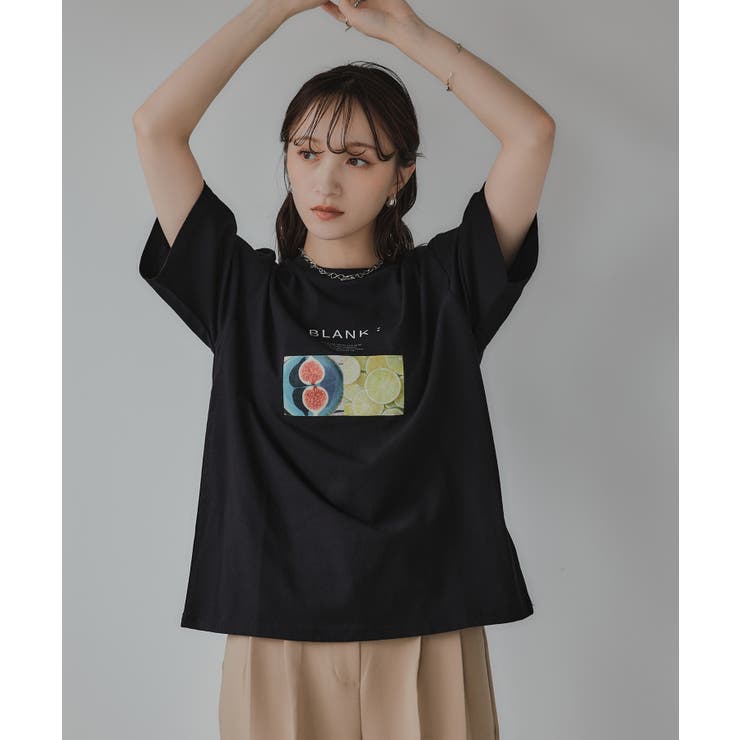 天竺フルーツプリントTシャツ | 210nouve | 詳細画像2 