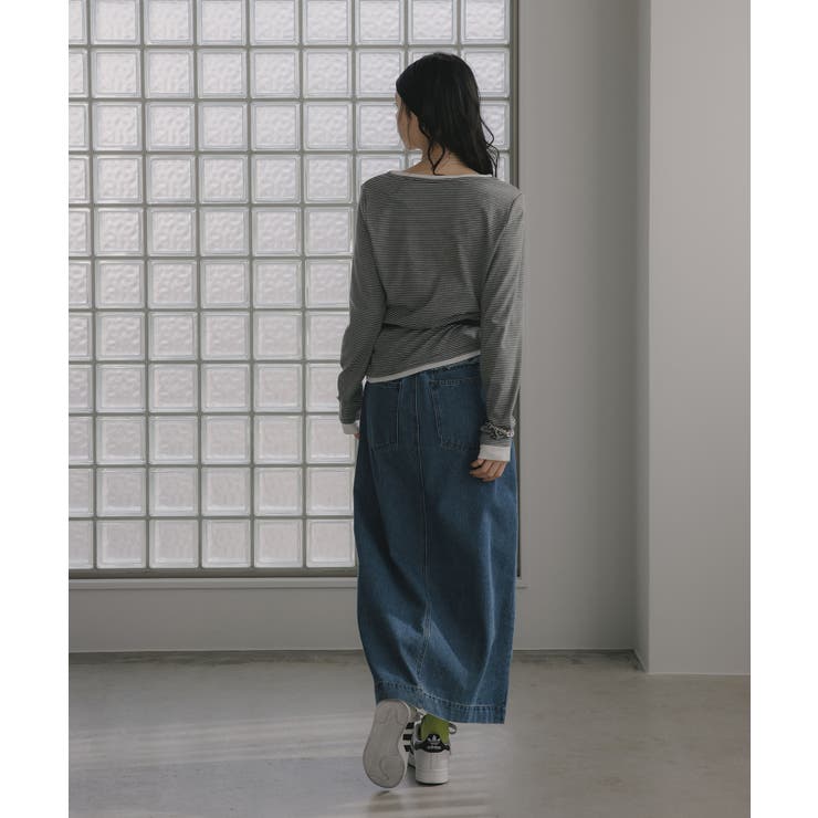 ボーダーレイヤードヘンリーネックPO | 210nouve | 詳細画像13 