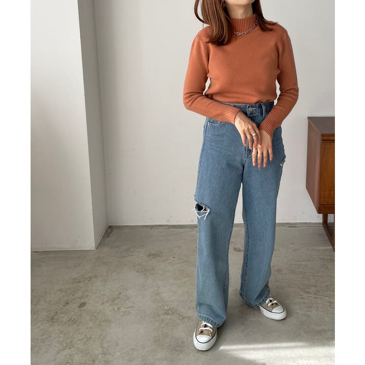 ハイネックプルオーバーニット | 210nouve | 詳細画像18 