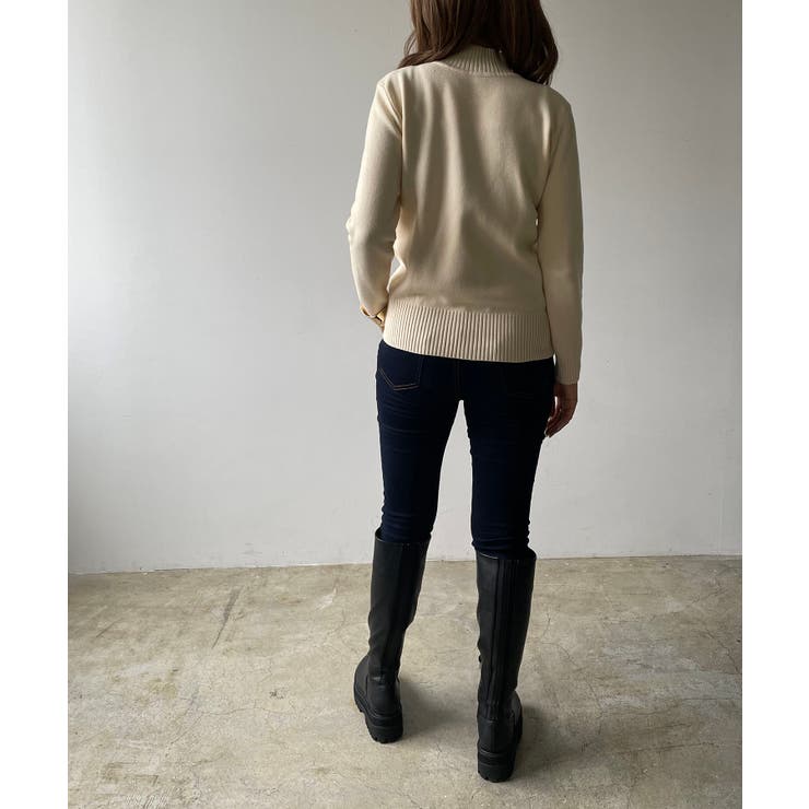 ハイネックプルオーバーニット | 210nouve | 詳細画像21 