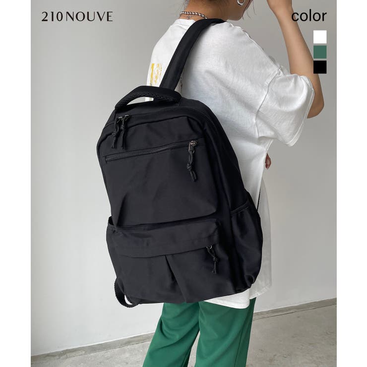 ユニセックス ナイロンスクエアリュック バックパック 品番 Ktkw 210nouve トゥージュヌーブ のレディースファッション通販 毎日送料無料 Shoplist ショップリスト