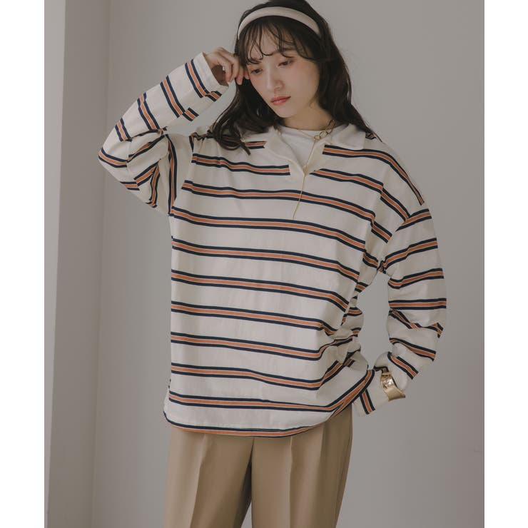 ヘンリポロ襟Tシャツ | 210nouve | 詳細画像1 
