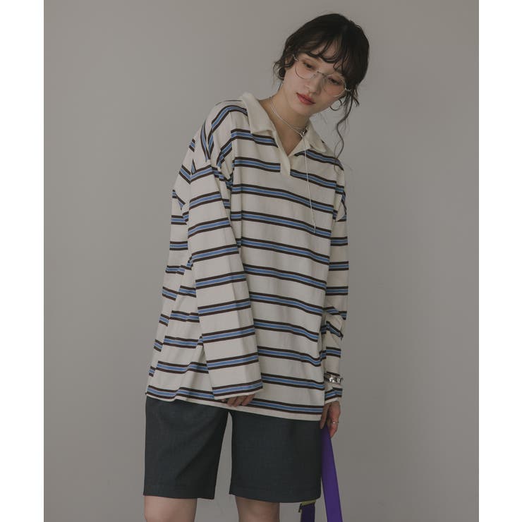 ヘンリポロ襟Tシャツ | 210nouve | 詳細画像2 