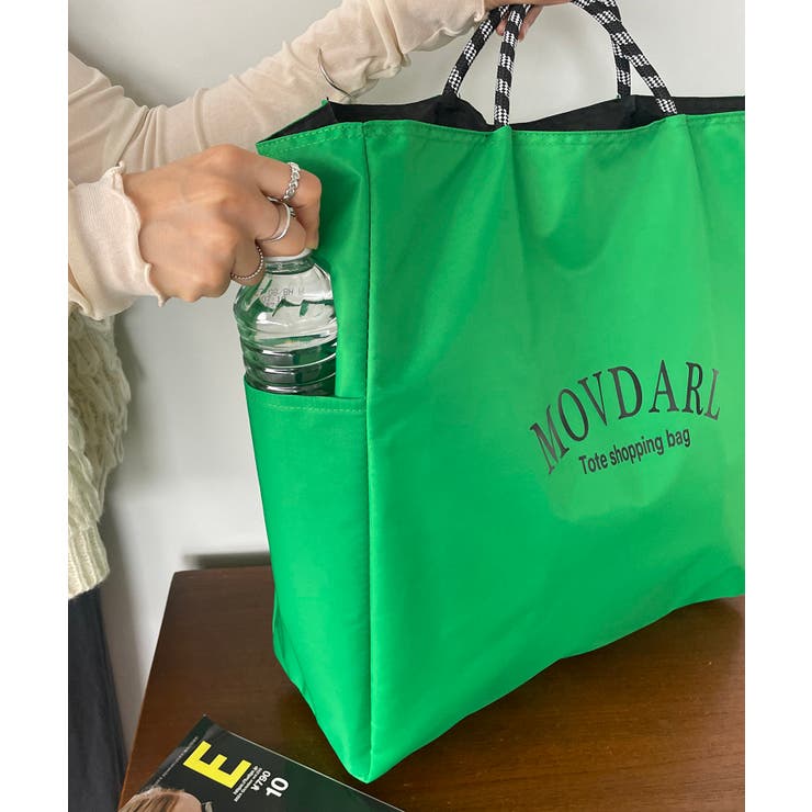 【リバーシブル】ビッグロゴトートバッグ | 210nouve | 詳細画像11 