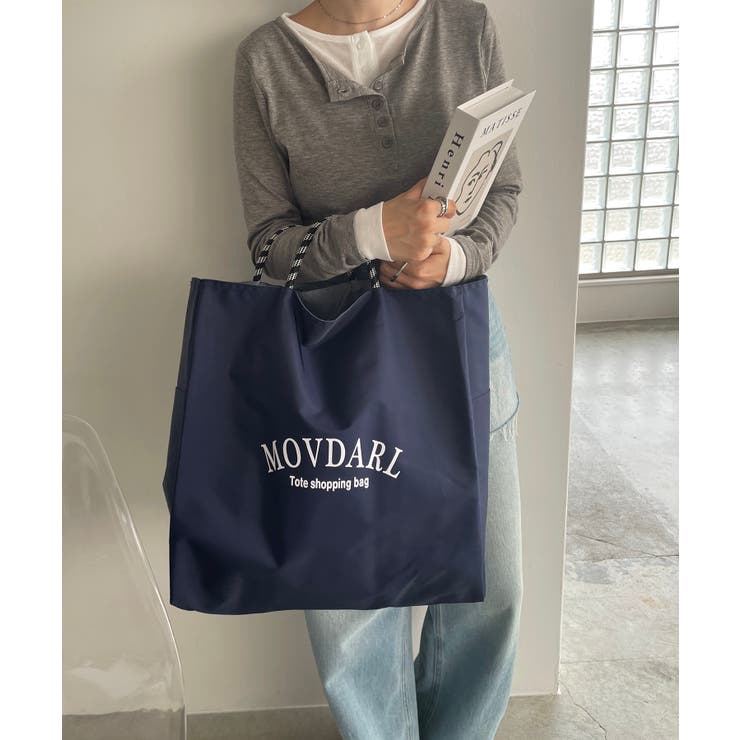 【リバーシブル】ビッグロゴトートバッグ | 210nouve | 詳細画像16 