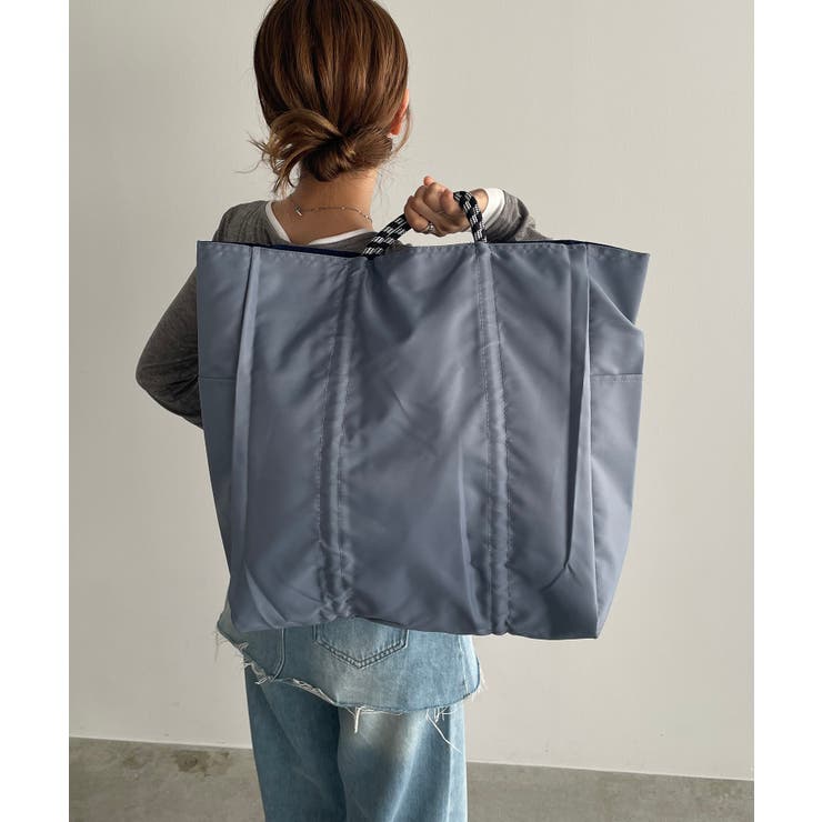 【リバーシブル】ビッグロゴトートバッグ | 210nouve | 詳細画像21 