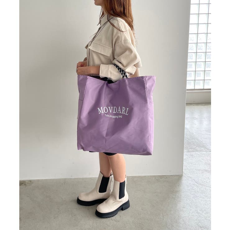 【リバーシブル】ビッグロゴトートバッグ | 210nouve | 詳細画像26 