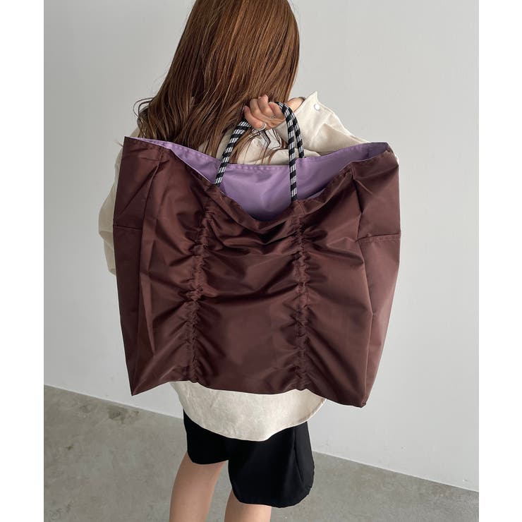 【リバーシブル】ビッグロゴトートバッグ | 210nouve | 詳細画像28 