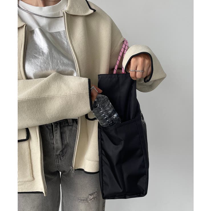 【リバーシブル】ビッグロゴトートバッグ | 210nouve | 詳細画像3 