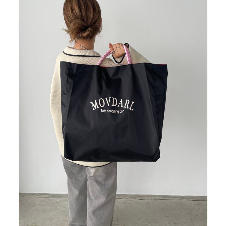 【リバーシブル】ビッグロゴトートバッグ | 210nouve | 詳細画像4 