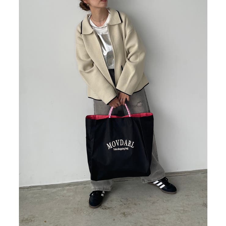 【リバーシブル】ビッグロゴトートバッグ | 210nouve | 詳細画像6 