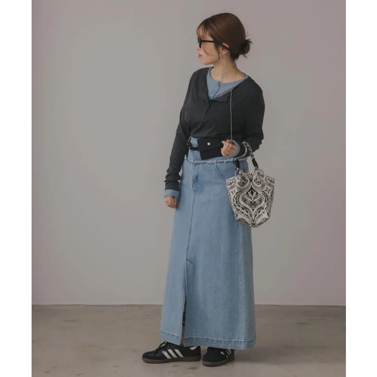 【新色レオパードシリーズを追加！】コードストラップ 柄 ニット ハンドバッグ | 210nouve | 詳細画像20 