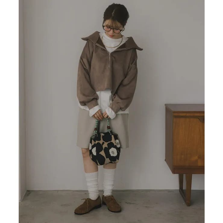 【新色レオパードシリーズを追加！】コードストラップ 柄 ニット ハンドバッグ | 210nouve | 詳細画像23 