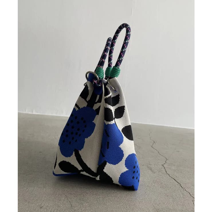 【新色レオパードシリーズを追加！】コードストラップ 柄 ニット ハンドバッグ | 210nouve | 詳細画像38 