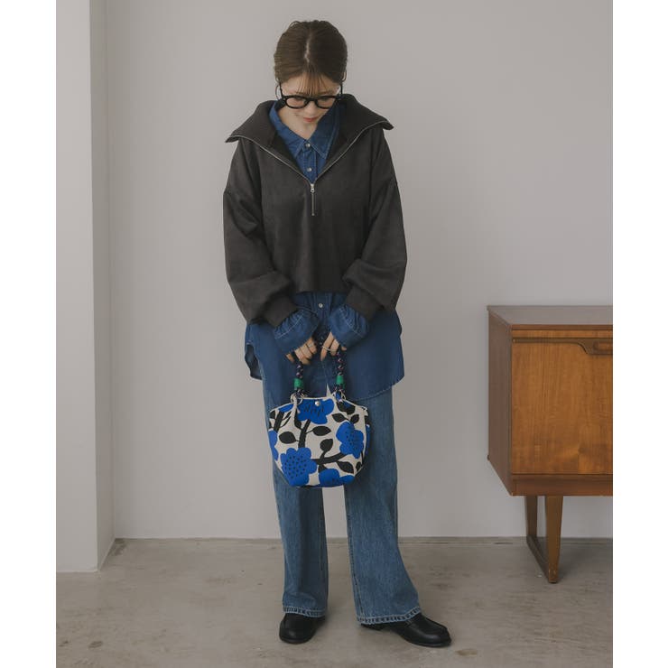 極美品★LOUIS VUITTON★ロゴ★フレア★五部袖★ニットワンピース ビス VIS 【美smart】フレアニットワンピース【着丈が選べる/洗える