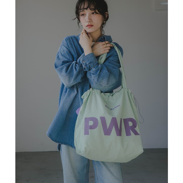 PWR】ビッグロゴナイロントートバッグ[品番：KTKW0010503]｜210nouve