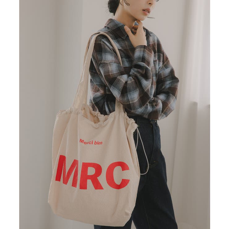 ライトベージュ | 【PWR】ビッグロゴナイロントートバッグ | 210nouve
