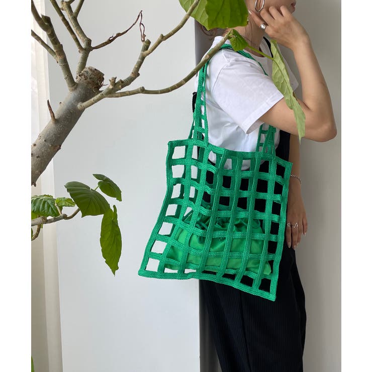 ニット編みカラートートバッグ | 210nouve | 詳細画像1 
