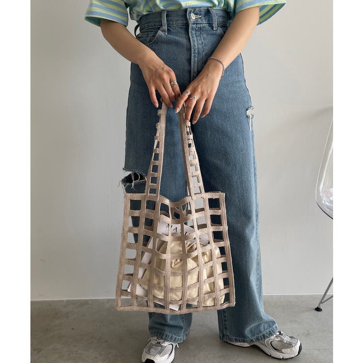 ニット編みカラートートバッグ | 210nouve | 詳細画像10 