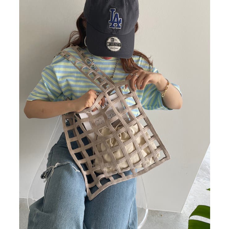 ニット編みカラートートバッグ | 210nouve | 詳細画像11 