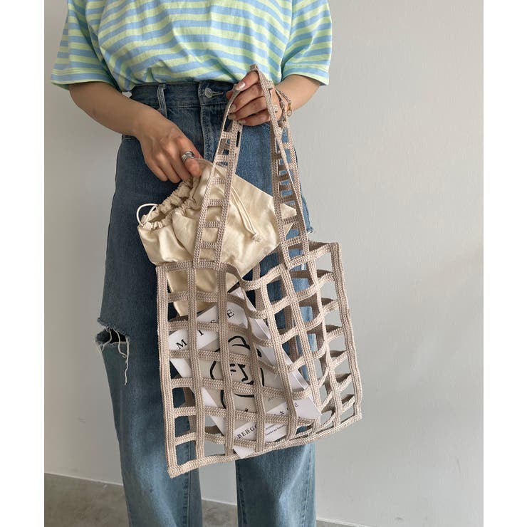 ニット編みカラートートバッグ | 210nouve | 詳細画像12 