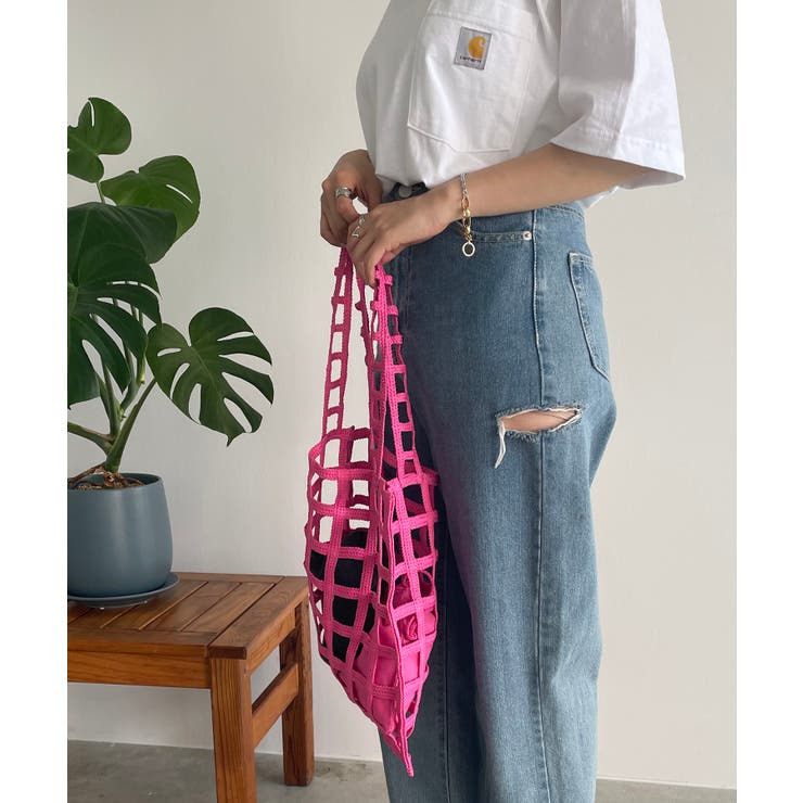 ニット編みカラートートバッグ | 210nouve | 詳細画像15 